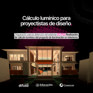 Cálculo lumínico para proyectistas de diseño